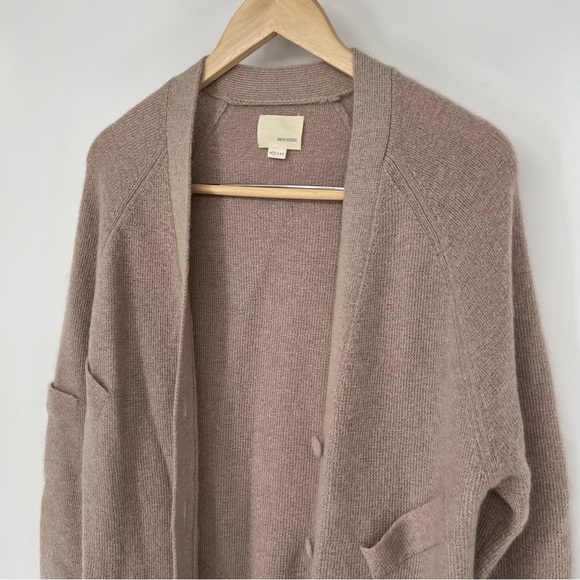 Band of Outsiders Mauve‎ Brown Mohair Cardigan sz small - Picture 5 of 16